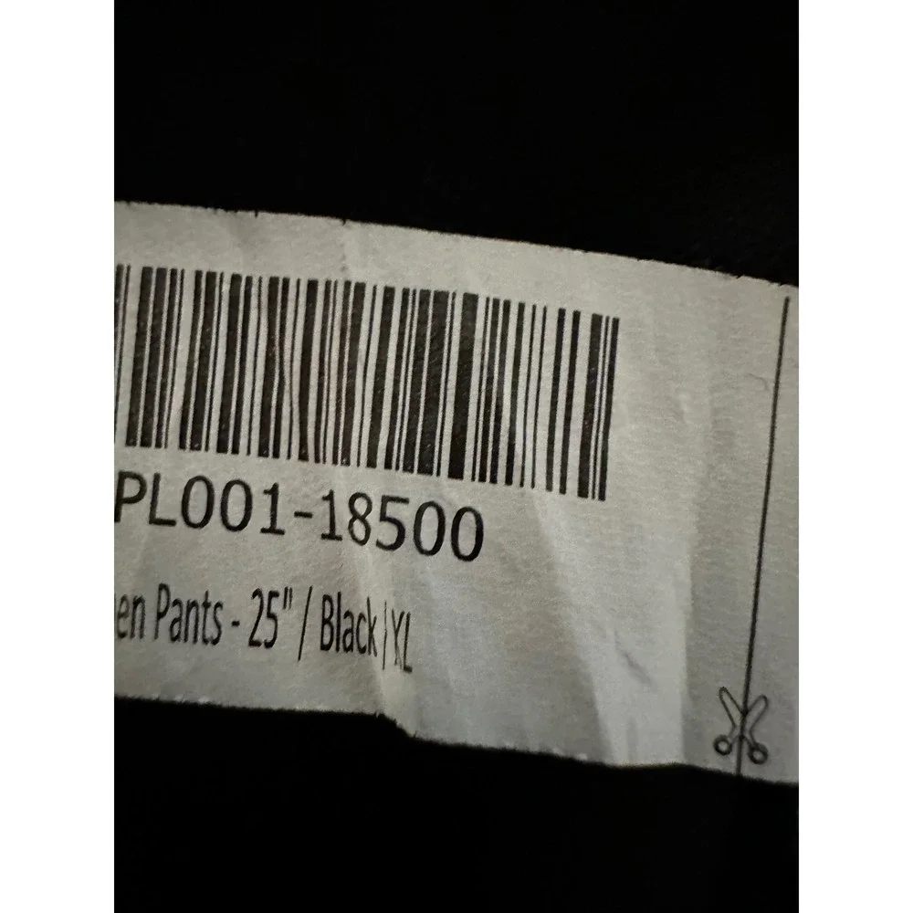 Quince Women's 100% European Linen Elastic Waist Pull On Casual Pants‎ Black XL